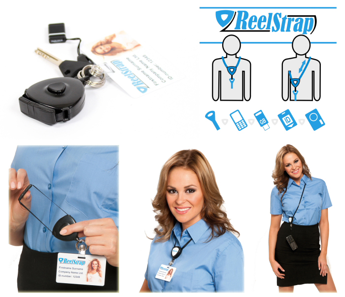 ReelStrap - Better than a normal retractable ID lanyard badge holder