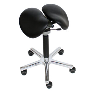 task chair two part saddle stool