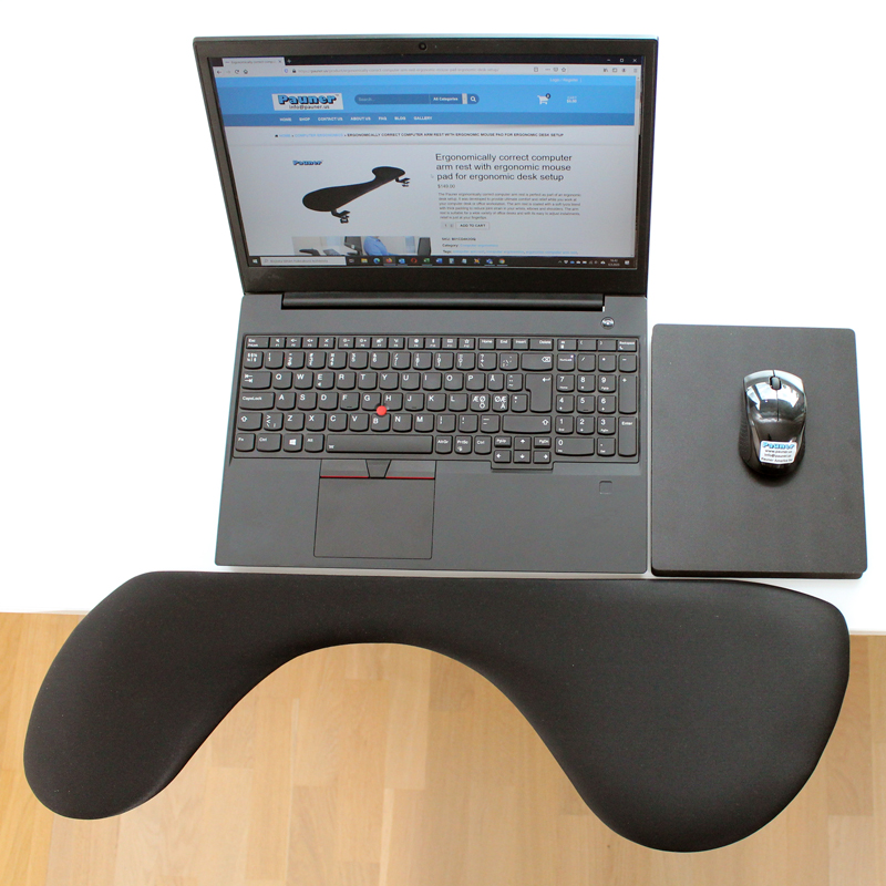 remote desktop telework ergonomic mouse pad wrist rests mouse pad with wrist support